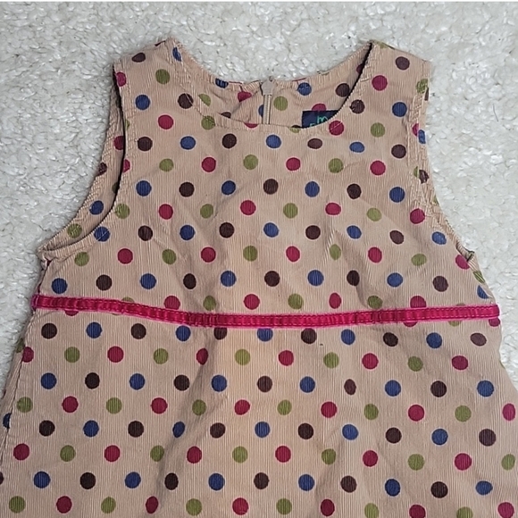 Mini Boden Sleeveless dot dress size 5-6 - Picture 2 of 8